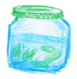 a jar of imitation pickles